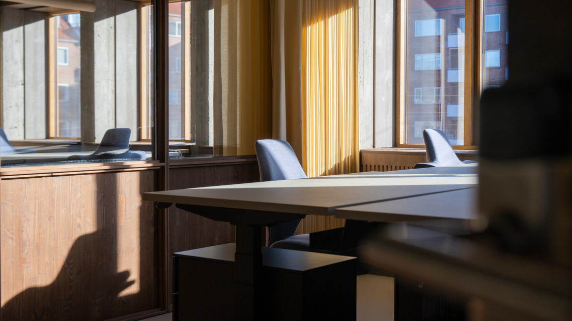 Kontor til 5 personer i kontorfællesskab på Østerbrogade 125, 2100 København Ø | Billede til print