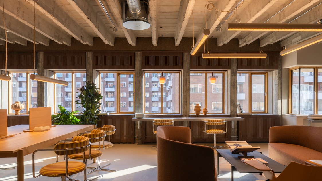 Loungeområde på Østerbrogade 125, Lounge Medlemskab, 2100 København Ø | Billede til print