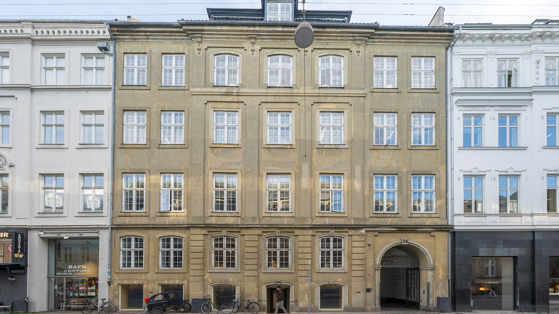 Facade til Bredgade 34A, st., 1260 København K | Billede til print