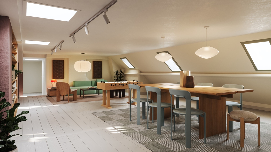 Visualisering til Bredgade 75, 4. sal, 1260 København K | Billede til print