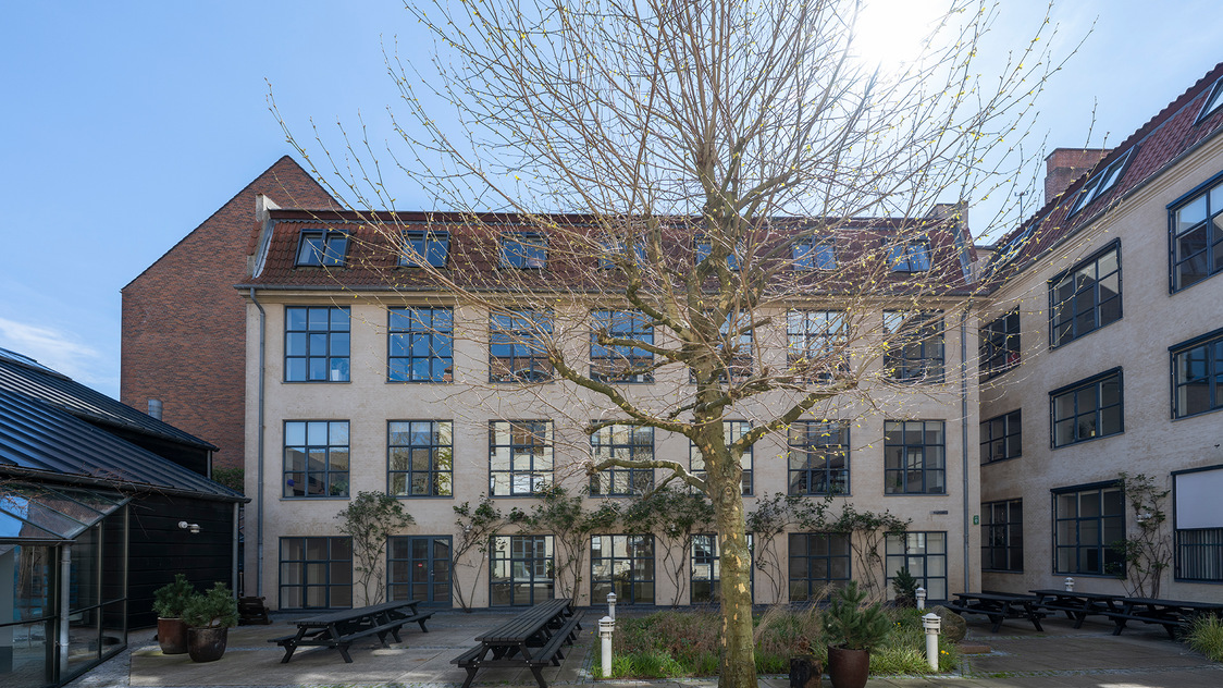 Facade til kontor på Ragnagade 7, st. baghuset, 2100 København Ø | Billede til print