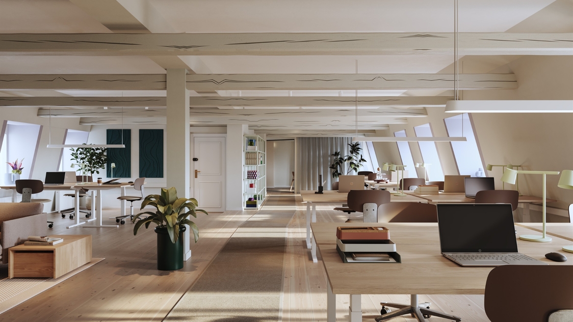 Visualisering på Overgaden oven Vandet 10, 2. sal, 1415 København K | Billede til print