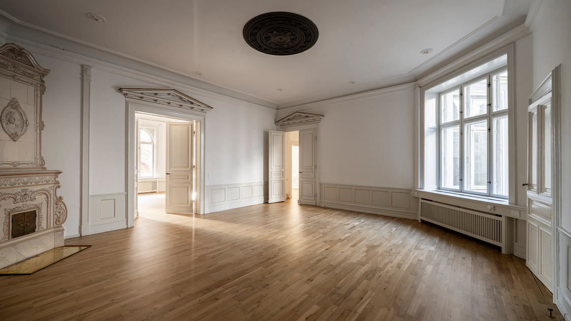 Loungeområde til kontor på Bredgade 63, 1. tv., 1260 København K | Billede til print