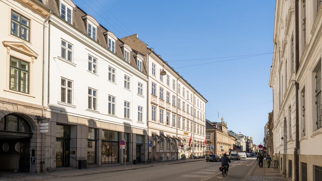 Facade til kontor på Bredgade 35C, st. & 1. sal, 1260 København K | Billede til print