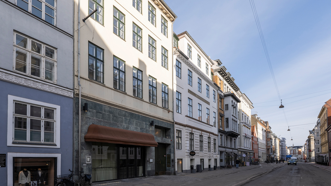 Indgang til lejemål på Store Kongensgade 59B, 5. sal, 1264 København K | Billede til print