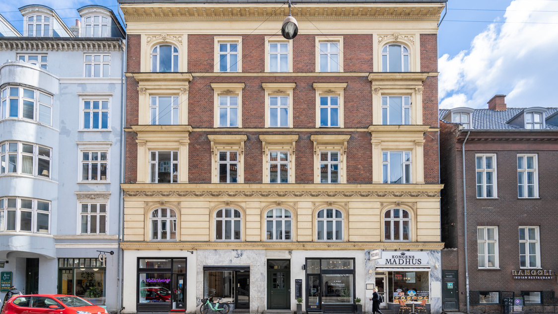 Facade til Store Kongensgade 74, kælder, LM 1, 1264 København K | Billede til print