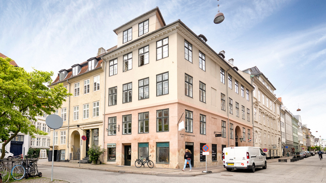 Facade til Store Strandstræde 20, 3. sal, 1255 København K | Billede til print
